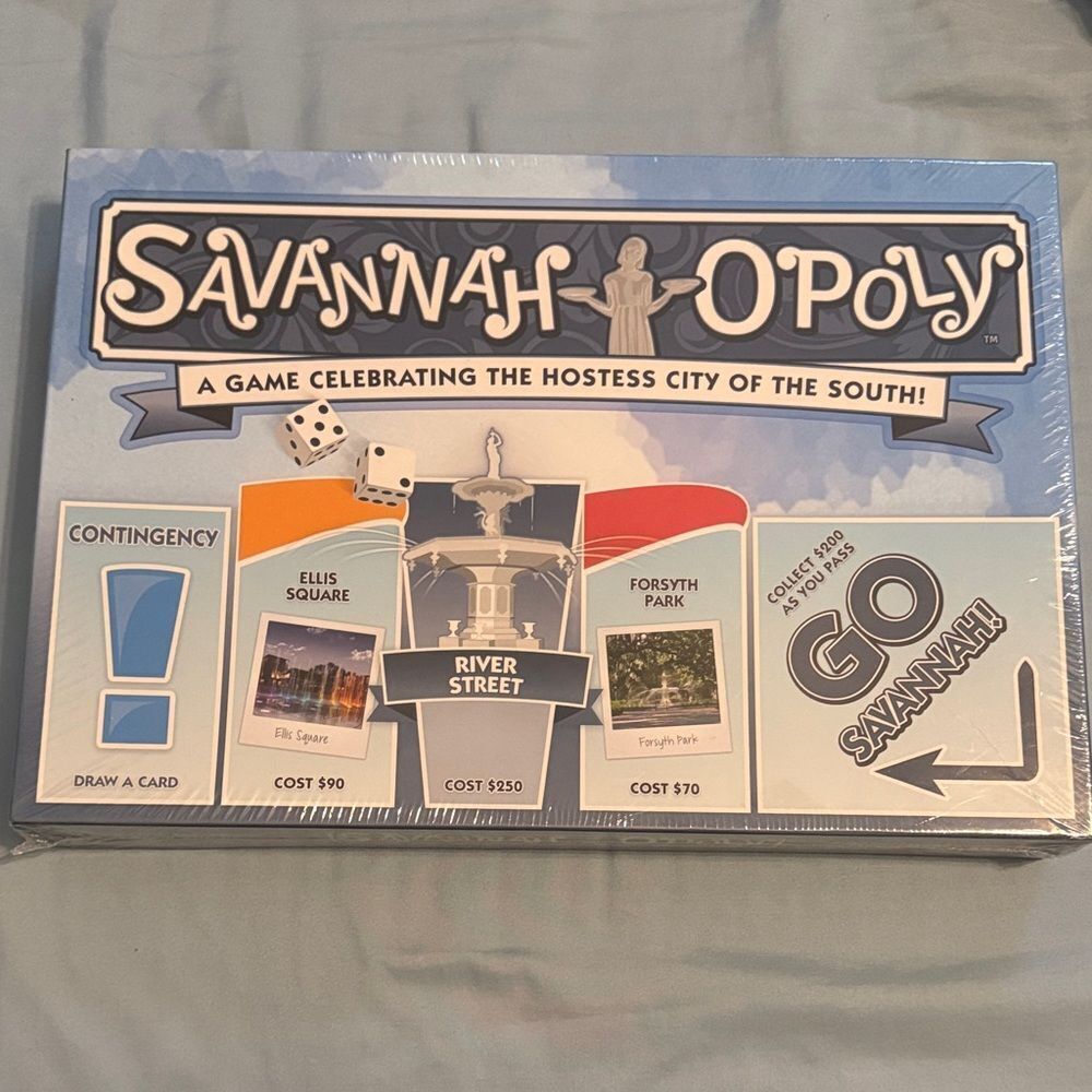 Savannah-Opoly Board Game - Blue Edition